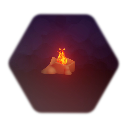 Melted Short Candle (For Jack-O'-lanterns)