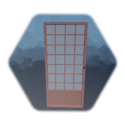 血のついた障子