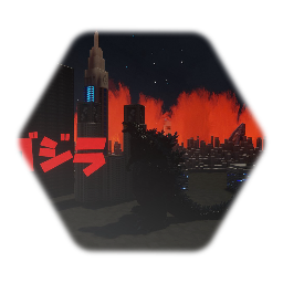 Godzilla 1984 background