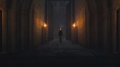 Hogwarts [Rainy] Clock Tower Courtyard