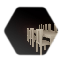 Basic Collection Table With 6 Chairs.