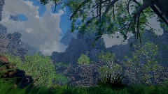 Relaxing mountain walk