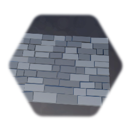 Irregular stone wall