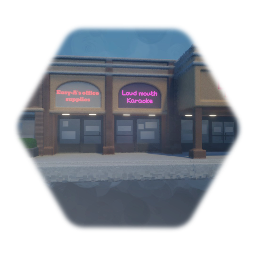 Full moon strip mall