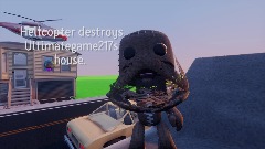 Helicopter destroys Ultimategame217s house!!!
