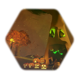 Pumpkin forest haunted tree!