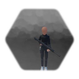 Personagem de jogo de tiro