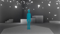 Puppet Display Area - Black and White