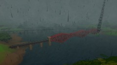 The Forth with rainwith the queensferry crossing