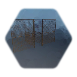Chain Fence Roadblock