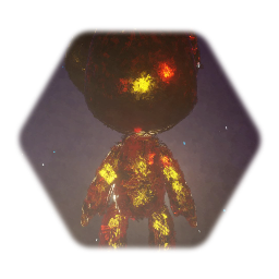 Golden 70's Sackboy Statue