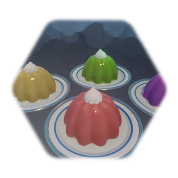 strawberry, lemon, grape, pineapple jelly