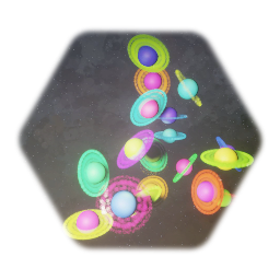 Random Color and Ring Density Planet