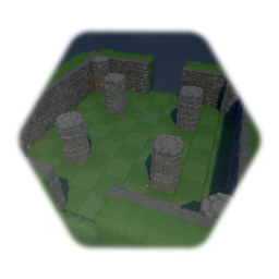 Two entry dungeon crawler room