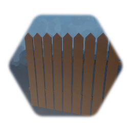 Fence - Wooden - Medium