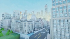 City Street View Map With Location And City Theme