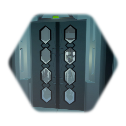 Sci-fi door (with logic)
