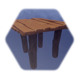 Short Wooden Platform