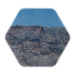 Realistic Flat Cliff Face
