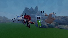 @SkylanderBoyPA and @Shadow_The_Edgy Light and Dark Unite