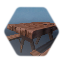 Wooden Picnic Bench