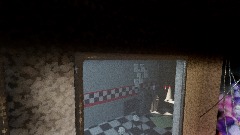 Foxy  running  recreated in Dreams