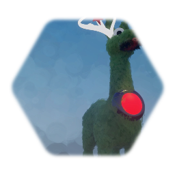 Push button reindeer
