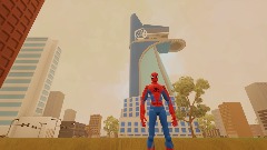 Spider man in the City