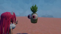 Mr. Pineapple meets Lucy from Elfen Lied