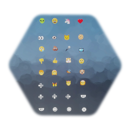 Emojis and buttons stickers