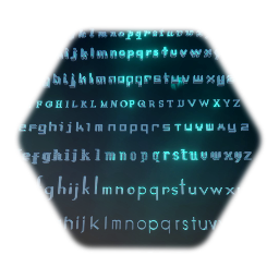 10 full alphabet high quality sculpted letter fonts