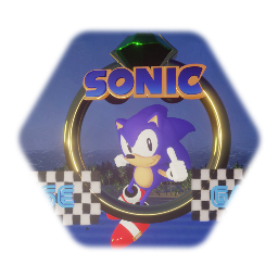 Sonic title screen (Template)