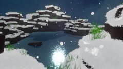 Winter pond