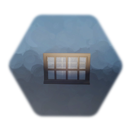 Wooden Window with Glass