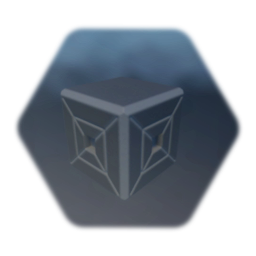 Cube - Steel - Engraved