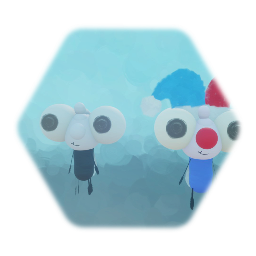 Vampire Fly and Clown Fly Chompy Toyland