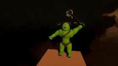 Orc collecting fireflies