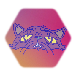 Cat (Without Coffee) Sticker