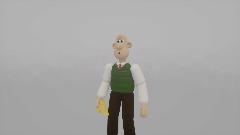 Wallace eating cheese - Animation test