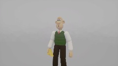 Wallace eating cheese - Animation test
