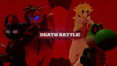 Death battle! Mileena & Travis vs Horror peach & Yoshi.exe