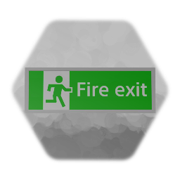 Fire exit sign