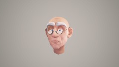 Stylized headbust male