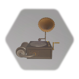 Steampunk Gramophone