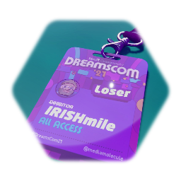 Irishmile  #DreamsCom21 Lanyard