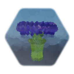 Violet Space Mushroom/Flower