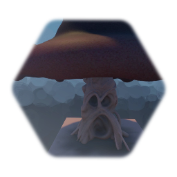 Remix of Dark mushroom tree face 01