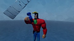 Blasto discovers slow motion clock