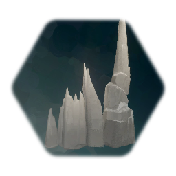 Spiky Rock Formation