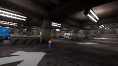 Underground Car Park beneath the Wobbly Wave